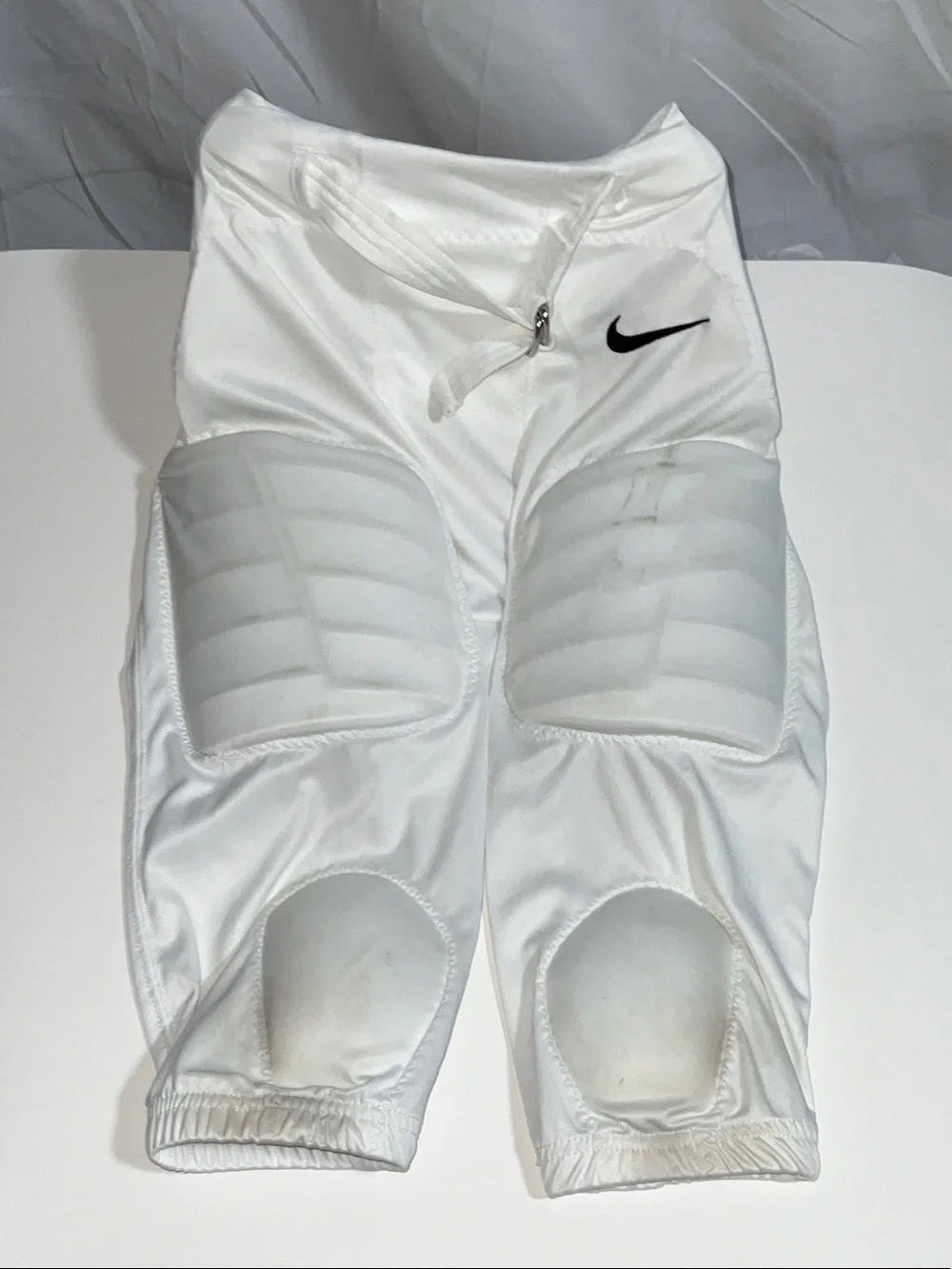 Nike Dri-FIT Youth Medium Padded Football Pants White Integrated Pads
